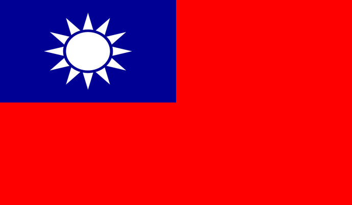 Landesflagge Taiwan