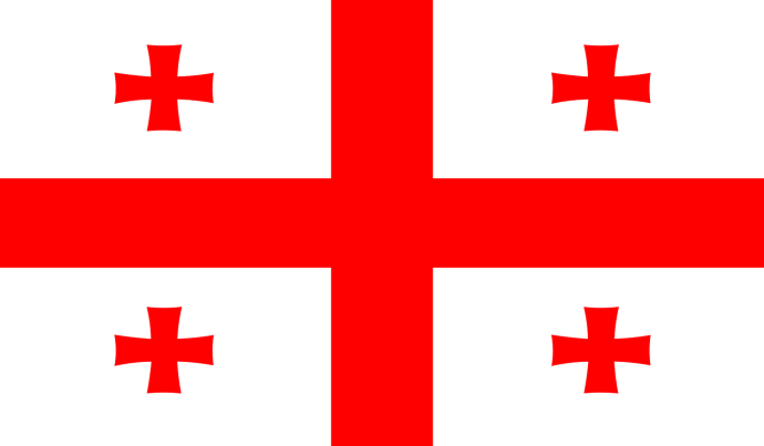 Landesflagge Georgien